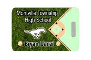 Baseball Bag Tag - Design 4 - Baseball Field