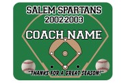 Baseball Mouse Pad - Design 2 - Diamond