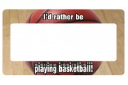 Basketball License Plate Frame