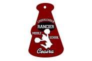 Cheer Bag Tag Megaphone - Design 1