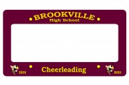 Cheerleading License Plate Frame