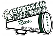 Cheer Megaphone Magnet  - Design 5