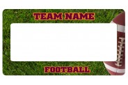 Football License Plate Frame