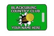 Golf Bag Tag - Design 3 - Breakout  - Rectangle