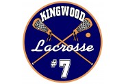 Lacrosse Magnet  - Design 1 - Crossed Sticks