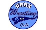 Wrestling Magnet  - Design 2 - Round - Team