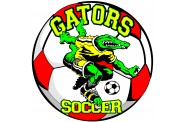 Soccer Magnet  - Design 2 - Center Mascot Clip Art