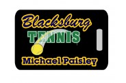 Tennis Bag Tag - Design 1 - Tennis Image