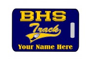 Track Bag Tag - Design 1 - Track Clip Art Image