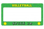 Volleyball License Plate Frame
