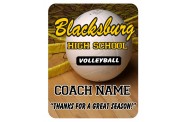 Volleyball Mouse Pad - Design 2 - Full Color