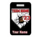 Baseball Bag Tag - Design 4