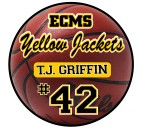 Basketball Magnet - Design 2