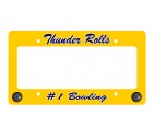 Bowling License Plate Frame