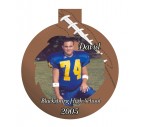 Football Photo Ornament